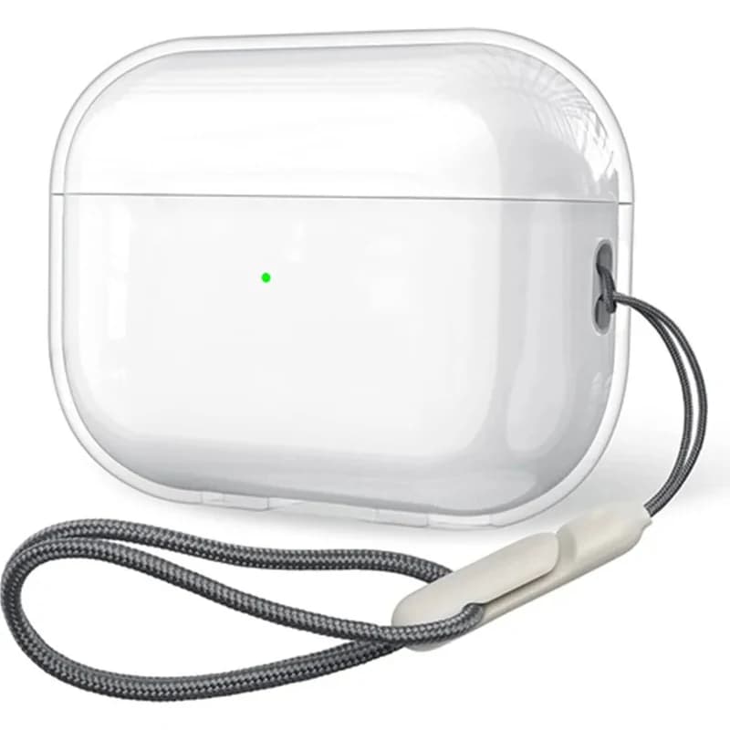 Custodia per Airpods Pro 2a generazione Cuffie wireless trasparenti Custodie protettive per AirPods Pro 2 Auricolari Bluetooth Cover