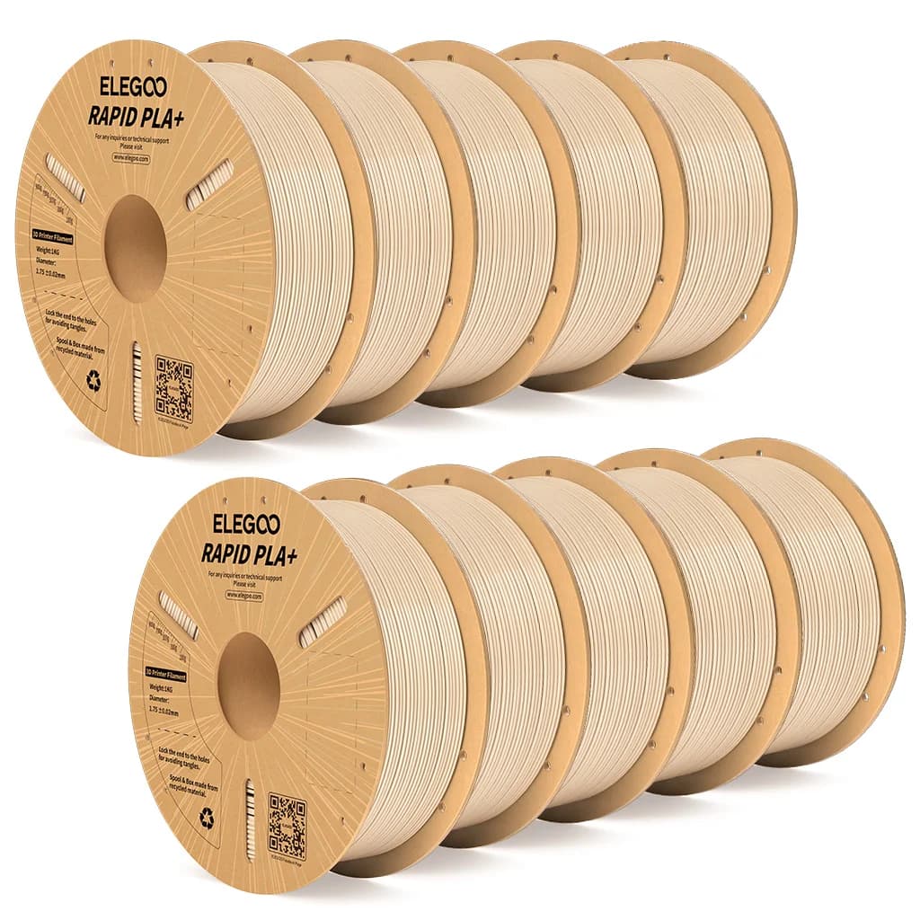 ELEGOO 4KG/5KG/10KG RAPID PLA+ Filamento 1,75mm