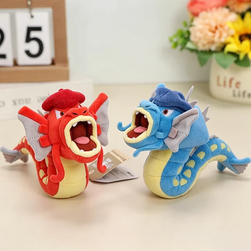 Rayquaza Gyarados Dragonair Pokemon Plush Toys Black Dragon Fluffy Peluches Doll Anime Merchandise Collectible Souvenir Gift