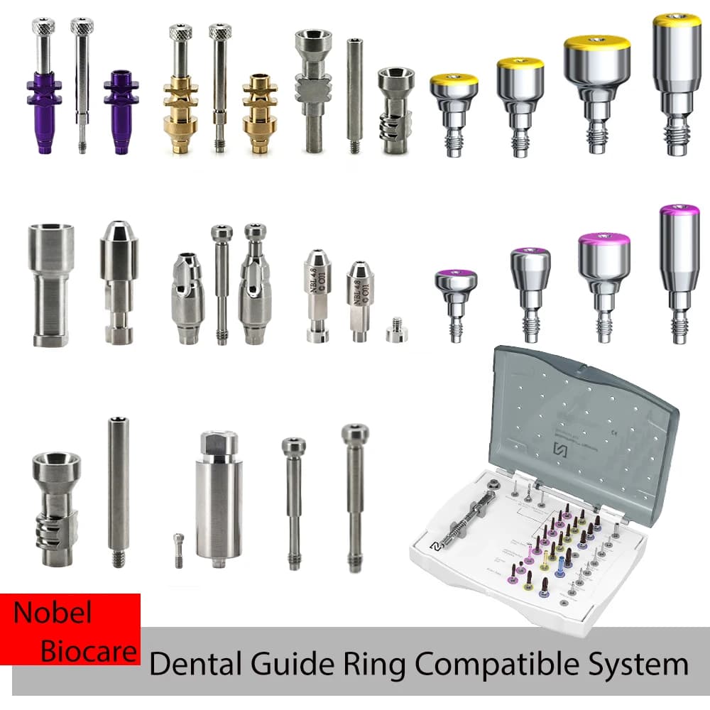 Nobel Biocare Accessori per viti curative composite per impianti dentali Asta di trasferimento usa e getta Strumento per cappuccio protettivo per angolo temporaneo