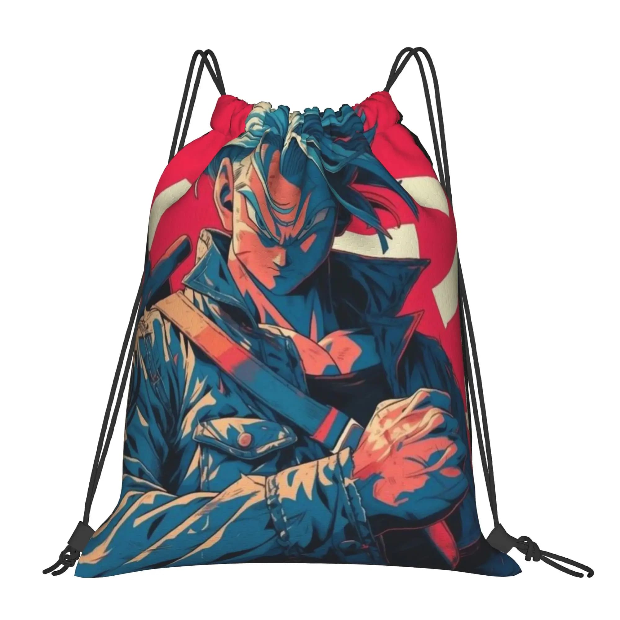 Borse (7) Dragon Ball con tasche multifunzione, zaino portaoggetti per uomo e donna, borsa da viaggio per adolescenti, borse con coulisse stampate