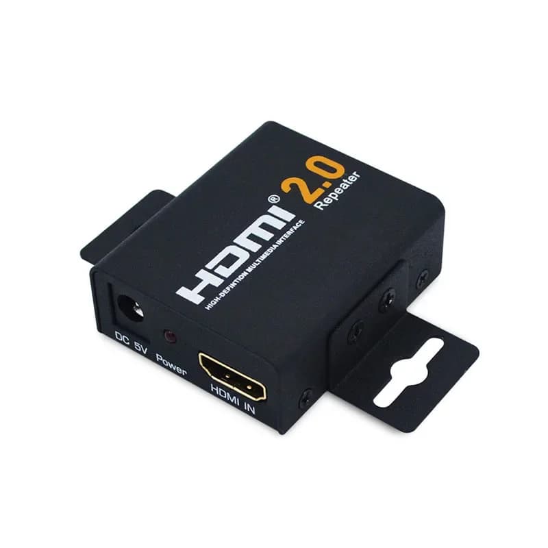 Mini 4K * 2K HDMI-Compatibile 2.0 Extender Ripetitore 40M 3D 18Gbps HDMI 2.0 Amplificatore di Segnale Adattatore Booster Per PS4 HDTV PC Monitor