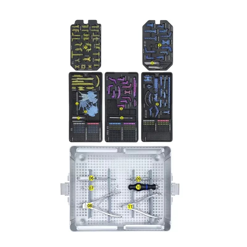 Instruments Maxillofacial Instrument Set for 1.5/2.0mm System General Instrument Set