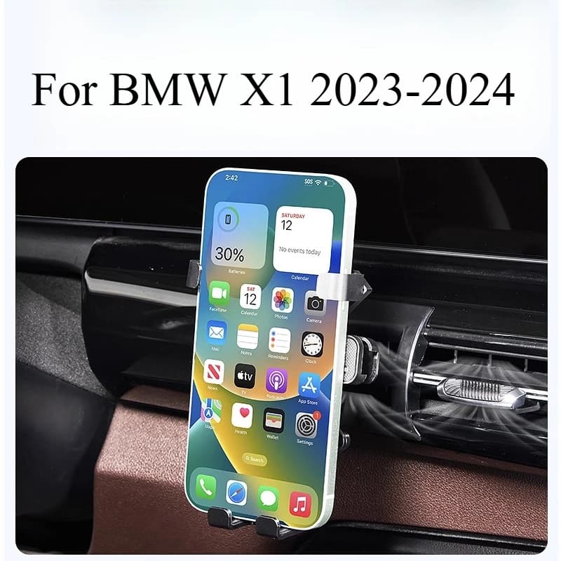 Per BMW X1 2023-2025 Speciale fuori tendenza Base Supporto per telefono cellulare Stile senza colla Staffa di navigazione Accessori interni per auto
