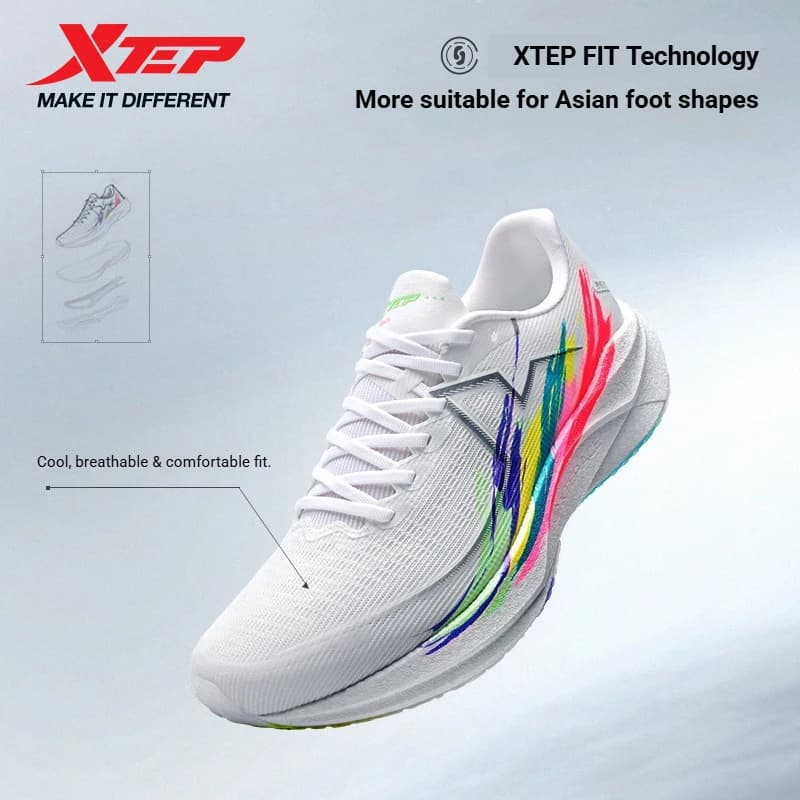 Xtep 360X 3.0 per uomo, scarpe da ginnastica da corsa resistenti all'usura, ad asciugatura rapida, leggere e altamente ammortizzanti 974219110001