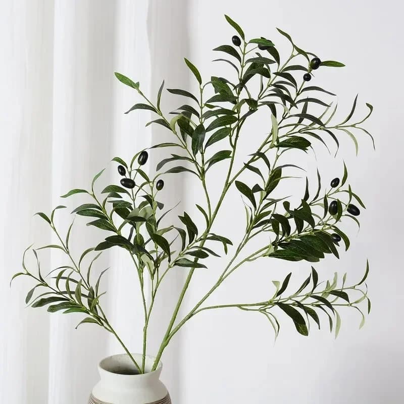 Artificial Olive Plant Tree Plastic Outdoor Home Decor Item Fake Plant For Home Garden Room Wedding Balcony Decoration