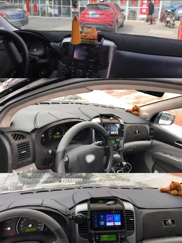 Per KIA Carnival Mk2 Mk3 VQ GQ Sedona YP 2002-2014 Dash Zerbino Cruscotto Copertura Cruscotto Isolamento Protezione Solare Pad Protettivo