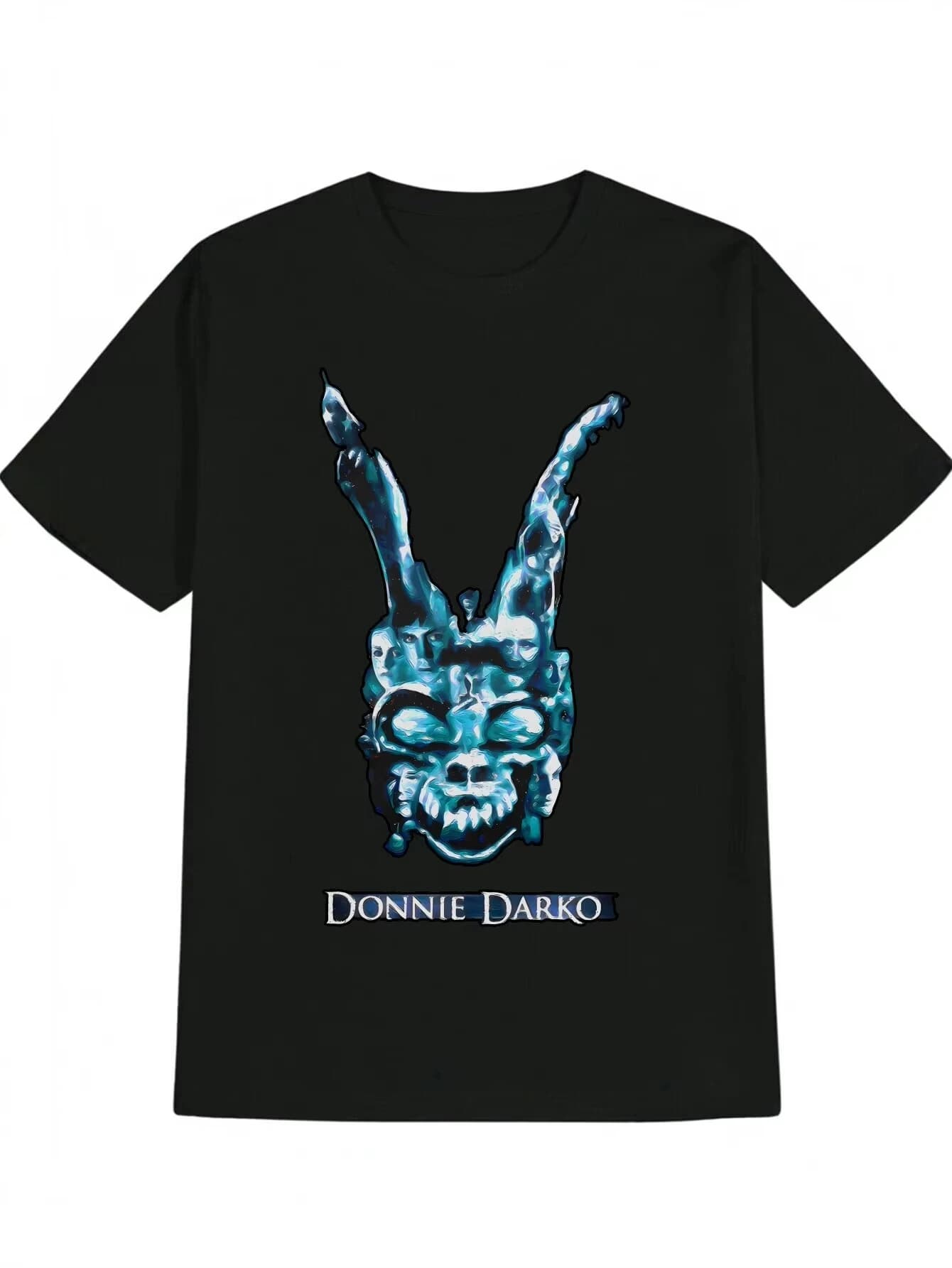 Donnie Darko T-shirt grafica in cotone per uomo e donna T-shirt estiva girocollo casual per i fan Abbigliamento cultura pop Abbigliamento casual
