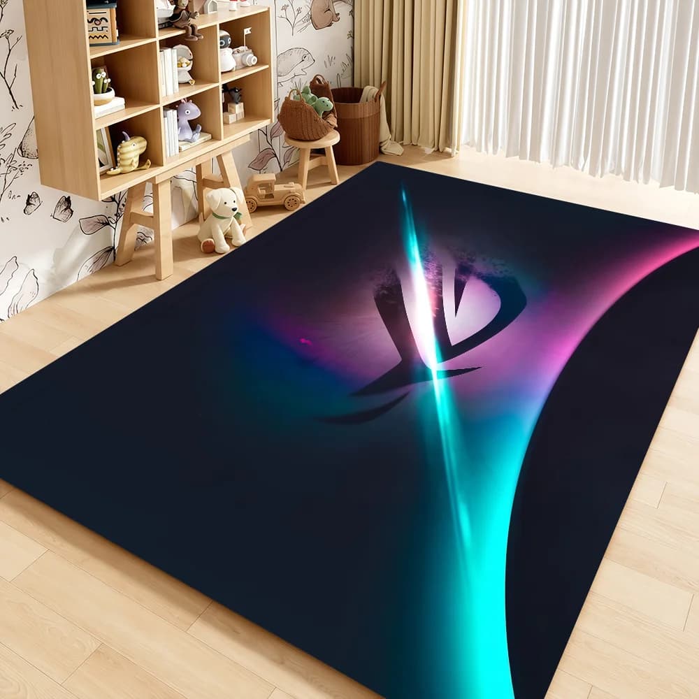 Door Mat Bedside Entrance Bath Floor R-ROG Cool Decoration Game Corridor Door Mat Carpet Living Room Balcony