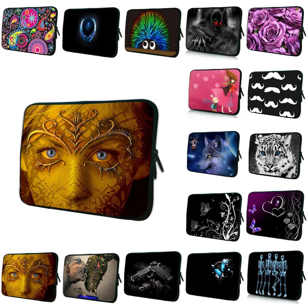 Custodia per laptop 14 15 15.6 pollici, borsa protettiva per notebook, funda per Macbook Air HP Dell Acer Huawei Computer PC, custodia in neoprene da donna e uomo