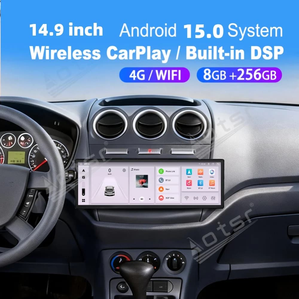 14.9“ Screen Android For Ford Transit 2009~2013 Car Multimedia Automotive Carplay GPS Navigation Car Radio Stereo Head Unit