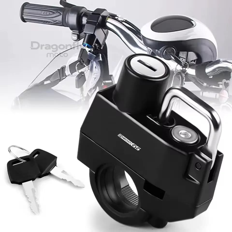 Per BMW R 1200 GS LC R1200GS R 1200GS ADV Adventure Forniture per moto Casco Blocco antifurto Dispositivo di bloccaggio per armadietto Antiruggine