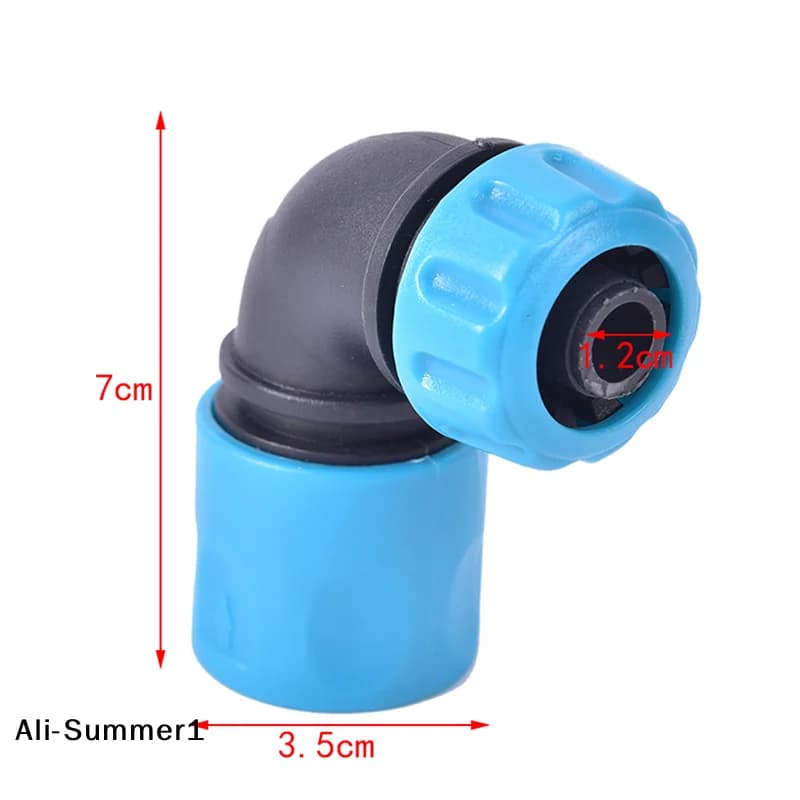 【E】Connettore per acqua Tubo dell'acqua Giunto per rubinetto a gomito Adattatore per tubo di irrigazione da giardino