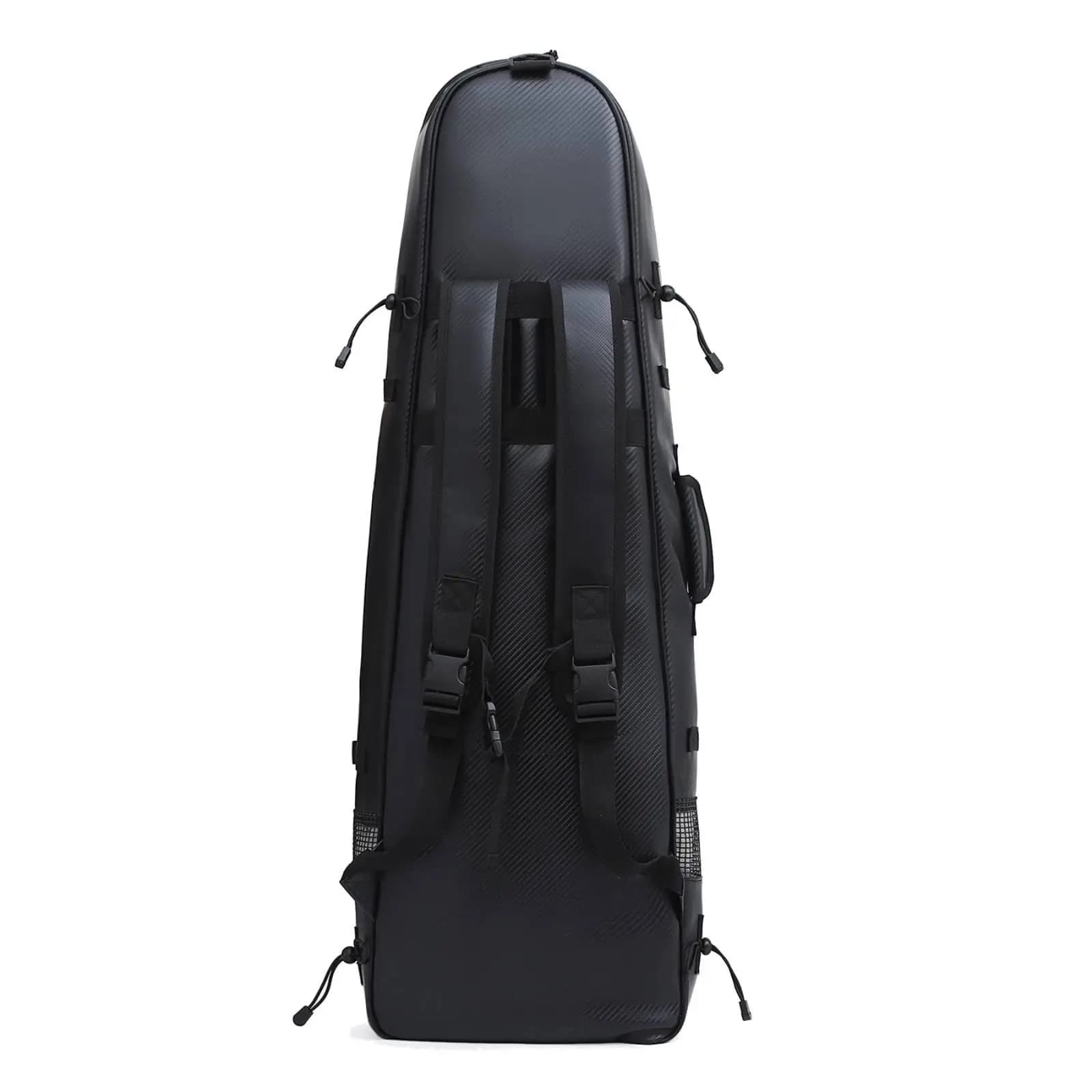 Long Fins Bag PVC Carbon Fiber Multifunctional Flippers Storage Gear Mesh Dive Backpack for Swimming Snorkeling