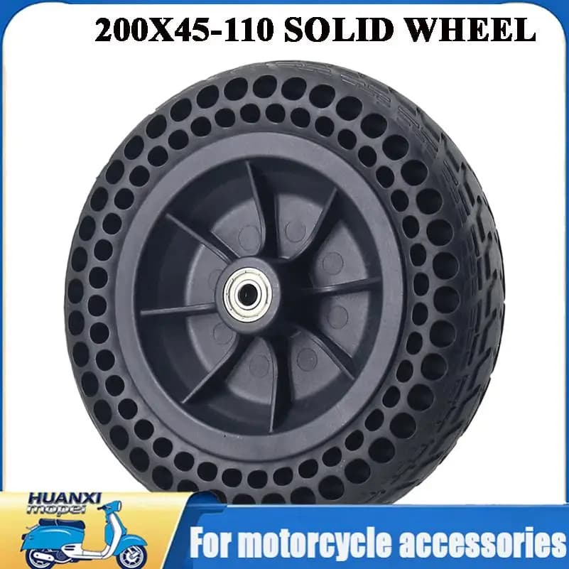 8'' Solid 200x50 200x45-110 for Electric Scooter Wheelchair Part Whole Wheel 8mm Super Moto