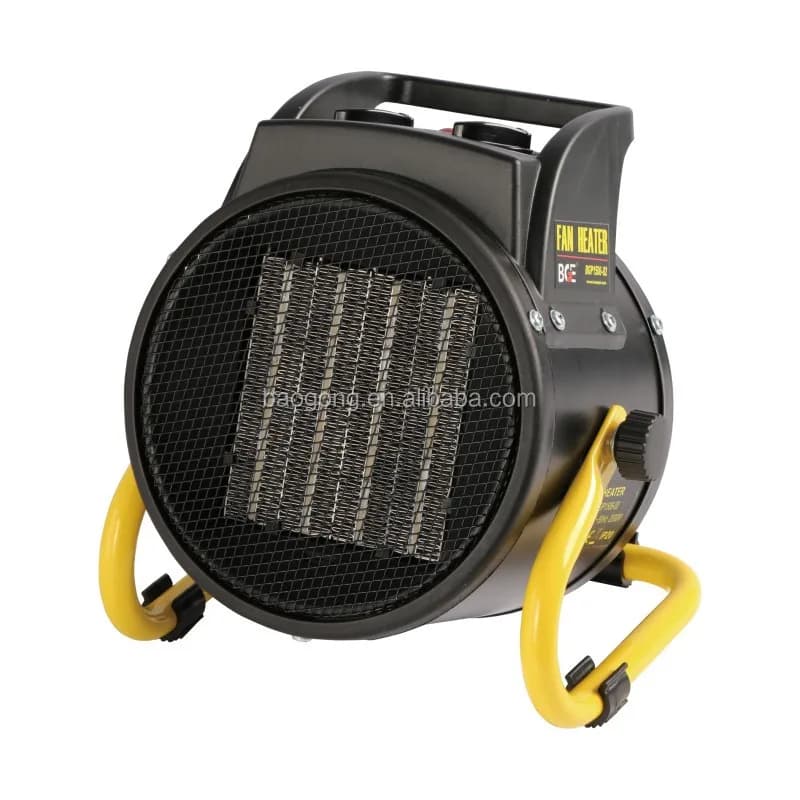Riscaldatore Elettrico Portatile a Convezione Forzata in Ceramica da 1500W per ATV e UTV, con Elemento PTC, per Casa, Ufficio e Garage