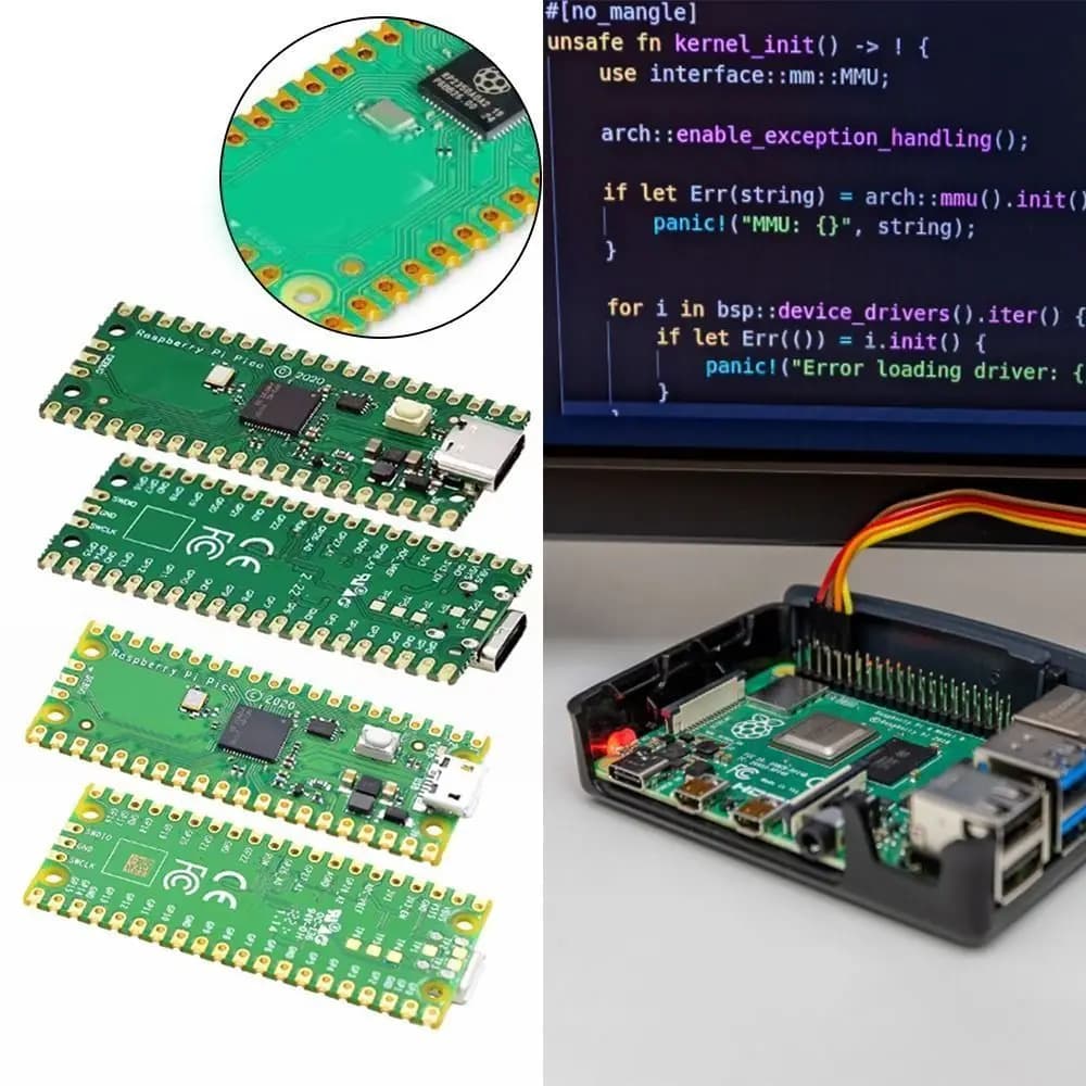 Scheda di Sostituzione Originale Raspberry Pi Pico, Scheda di Sviluppo DIY Type-C RP2040, Scheda PCB Programmabile per Raspberry Pi