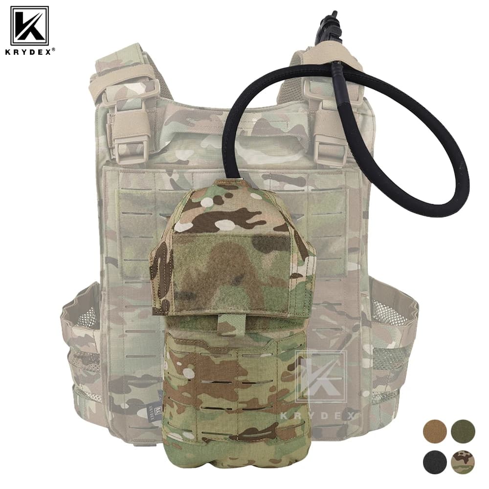 KRYDEX Sack Hydrating Tactical 1.5L, Low Profile Hydrating Bag, MOLLE Backpack for Water, Hiking & Leisure Accessories