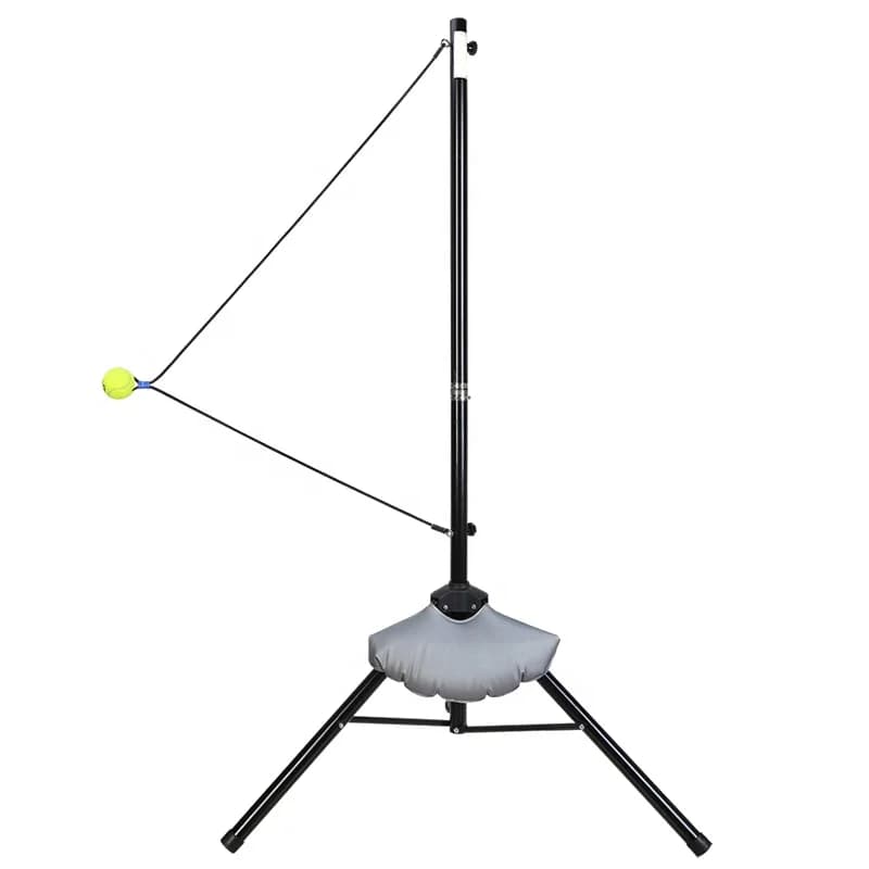 Attrezzatura per l'allenamento del tennis Set per l'allenamento della palla oscillante per esercitarsi nella macchina di rimbalzo del cricket solista con impugnatura per swingball