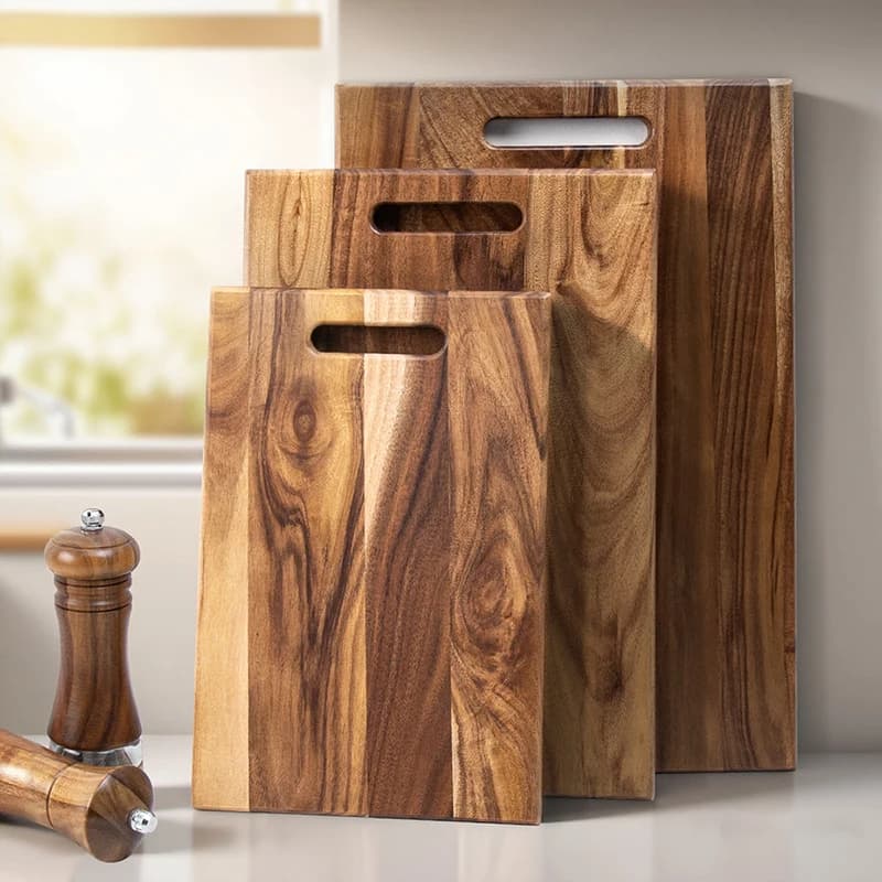 Premium Acacia Wood Cutting Board Kitchen Meat Fruit Vegetable Cutting Chopping Board Bread Cheese Serving Board Wooden Utensils