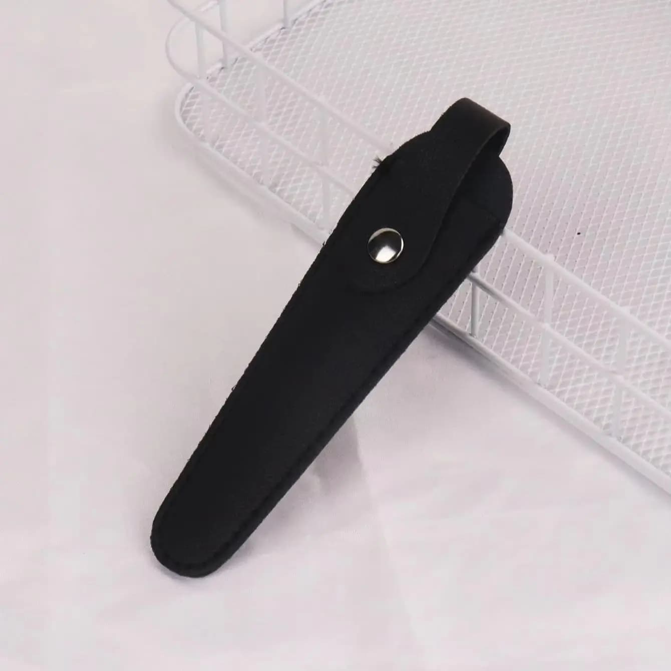 Custodia protettiva per forbici per capelli da salone, materiale in pelle PU, borsa protettiva portatile per strumenti di bellezza per accessori per capelli