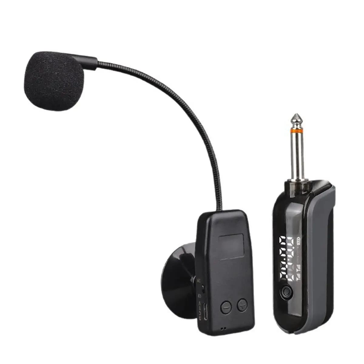 [AD12] Sistema Microfonico Wireless 2.4G per Violino, Violoncello, Chitarra, Ukulele, Pipa, Microfono con Pickup, Distanza di Trasmissione 30m