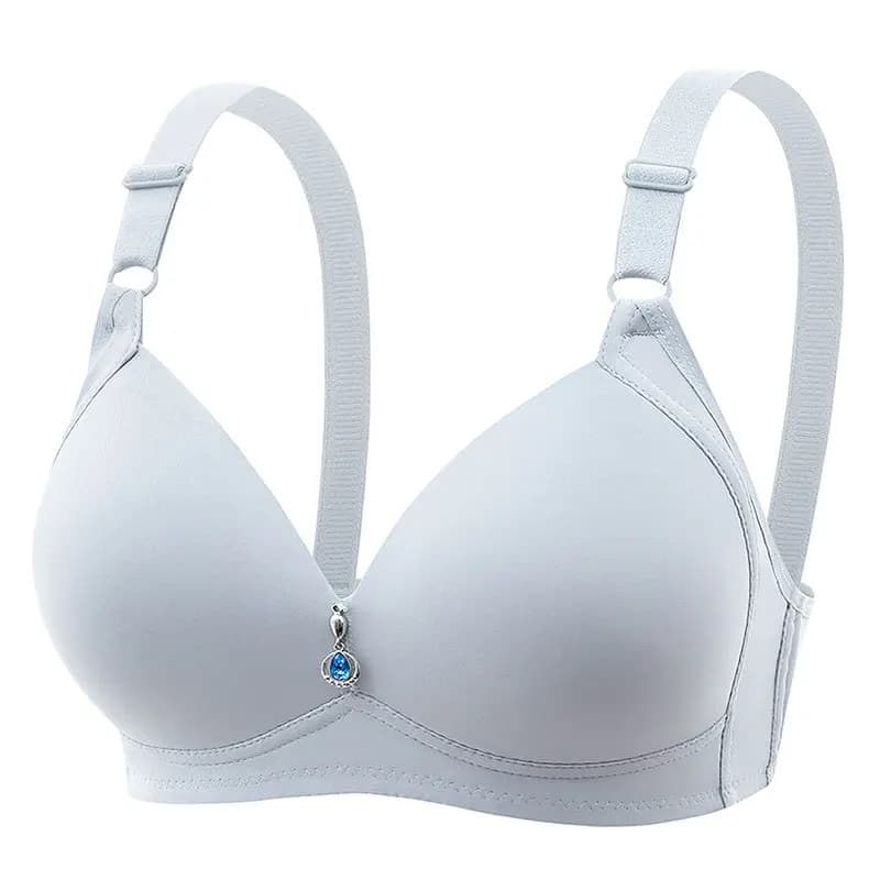 Woman Brassiere Thin Breathable Lady Bra Smooth Surface Gather Shape Side Breast No Underwire Adjustable Strap Shaping Girl Bra
