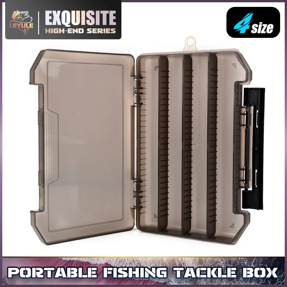 Portable Fishing Tackle Box VIB lures Fly fishing lures and accessories Fish Hook Lure Fake Bait Boxes Carp Fishing Goods