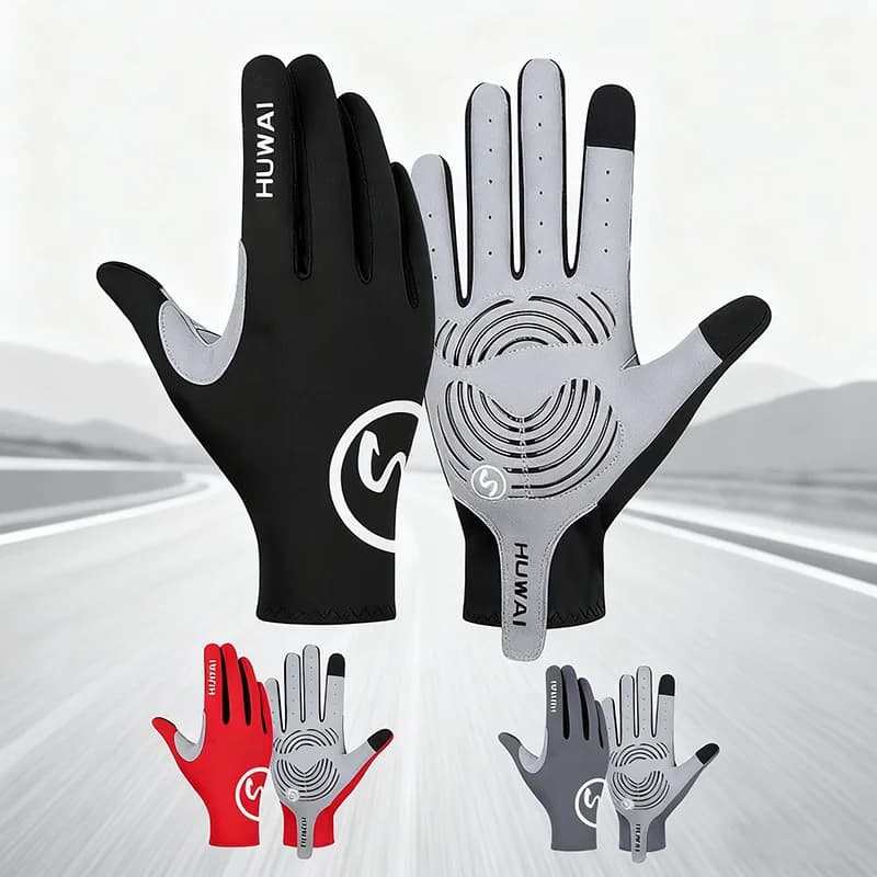 Outdoor Cycling Gloves for Men and Women Anti-slip and Breathable Gym Gloves Camping Climbing Protective Equipment