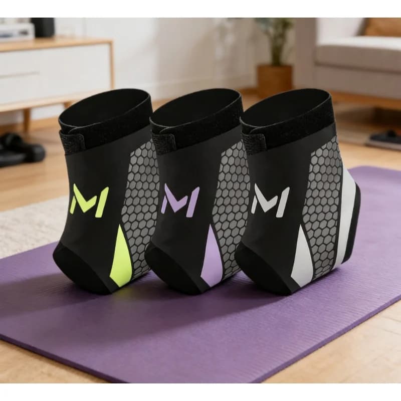 Supporto per Caviglia a Compressione Monopezzo, Protezione Anti-Disarticolazione per Basket, Calcio, Corsa - Prevenzione Lesioni Sportive