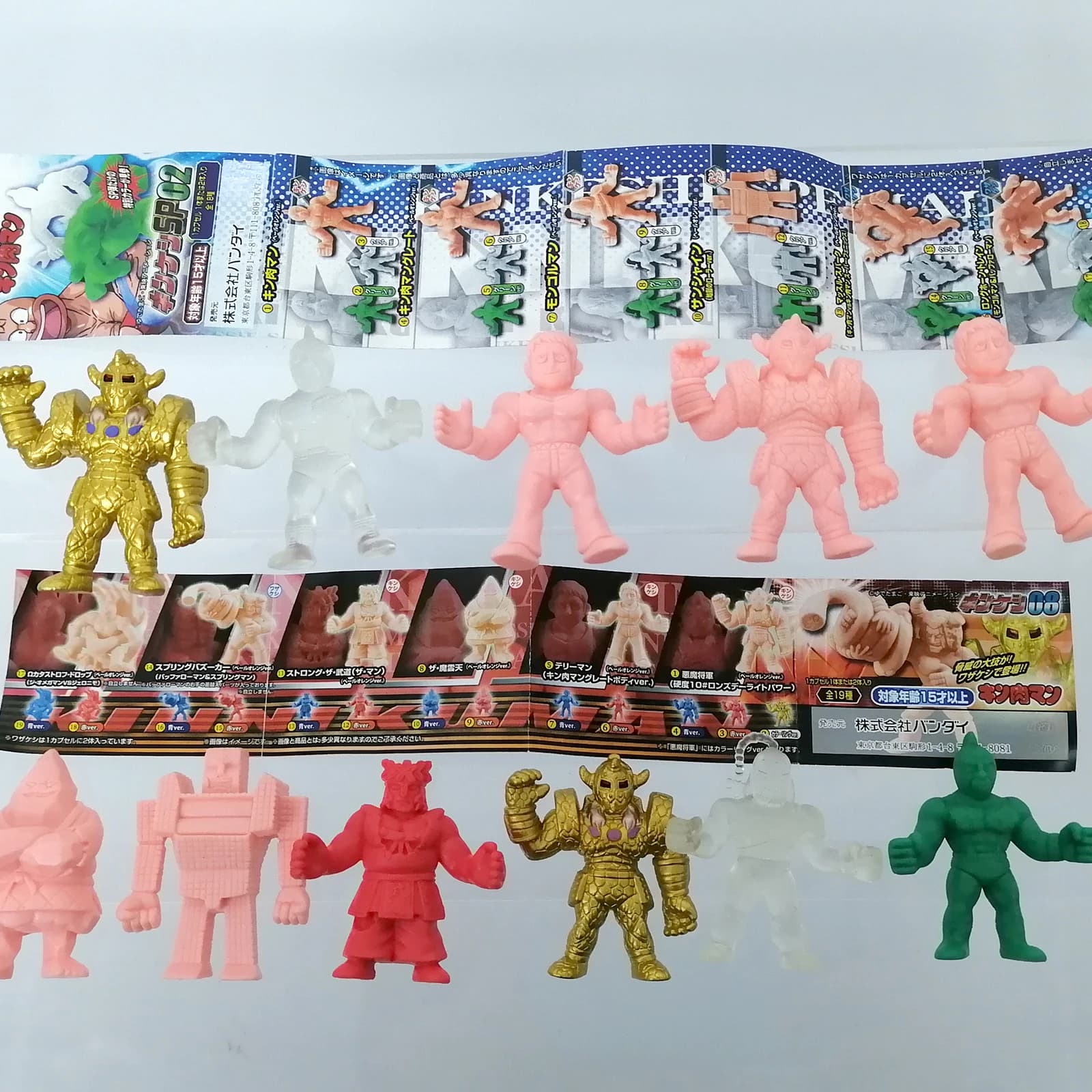 Anime Kinnikuman Gashapon Capsula Giocattolo Raccogliere Plastilina Uomo Combattimento Sumo Wrestling Ramenman Terryman RobinMask Figure