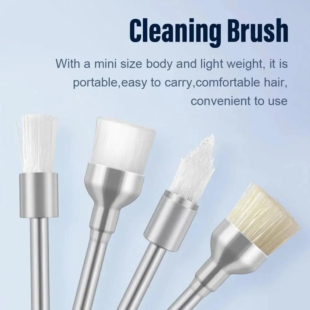 100pcs Dental Prophy Brushes Polishing Polisher Disposable Latch type Mixed color Plat Used for Stain Removal and Polish