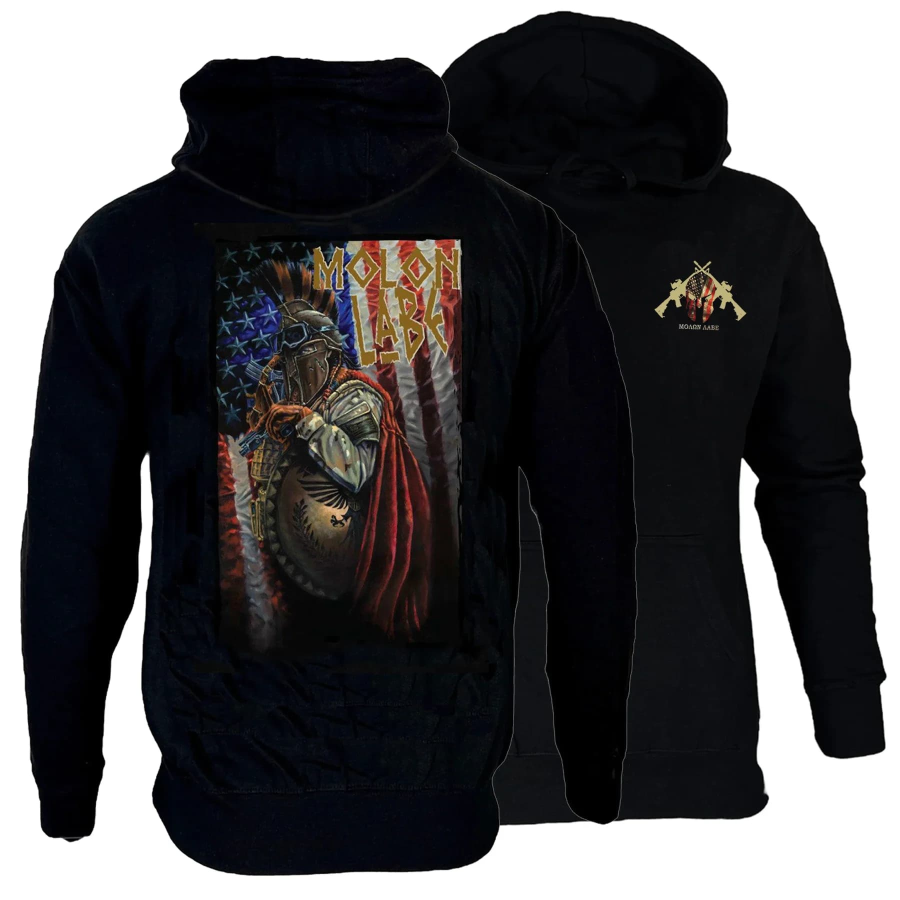 Novelty American Spartan Warrior Molon Labe Pullover Hoodie New Comfortable Cotton Casual Mens Clothes Fashion Streetwear