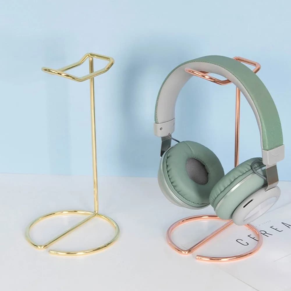 Cute Luxury Headphone Stand Portable Universal Headset Holder Stylish Modern Headset Organizer Stand Game Halls