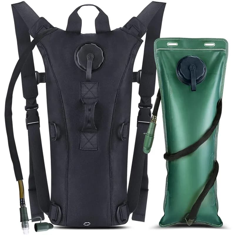Tactical Hydration Pack Backpack Water-proof Nylon Water Bag with 3 Liter Bladder Outdoor Equipment for Hiking Cycling Climbing