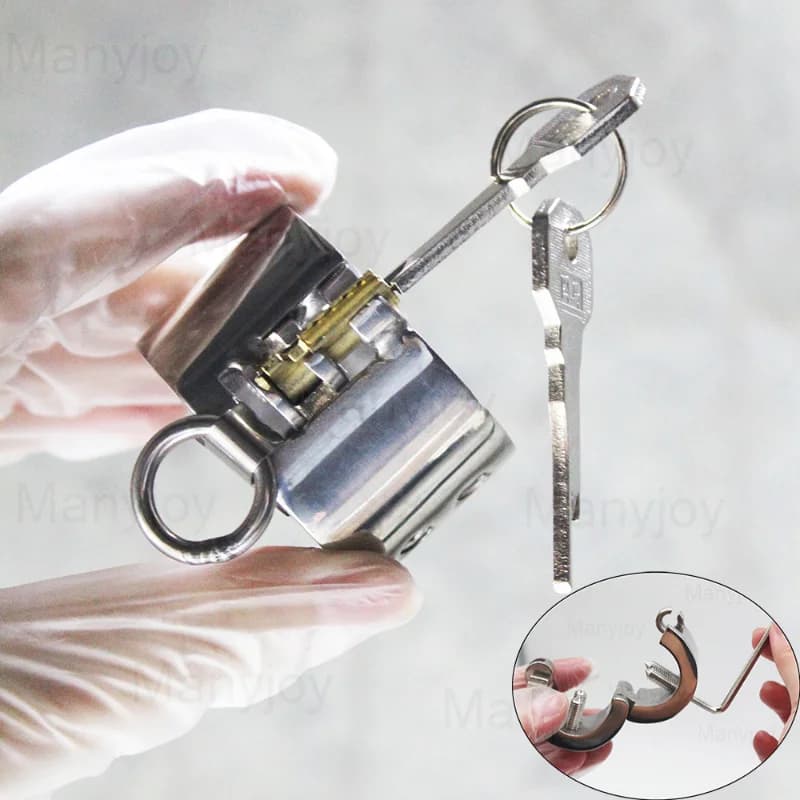 Acciaio inossidabile maschio bloccabile testicolo scroto palla barella ciondolo castità ritenuta gabbia regolabile denti di lupo giocattoli del sesso uomini