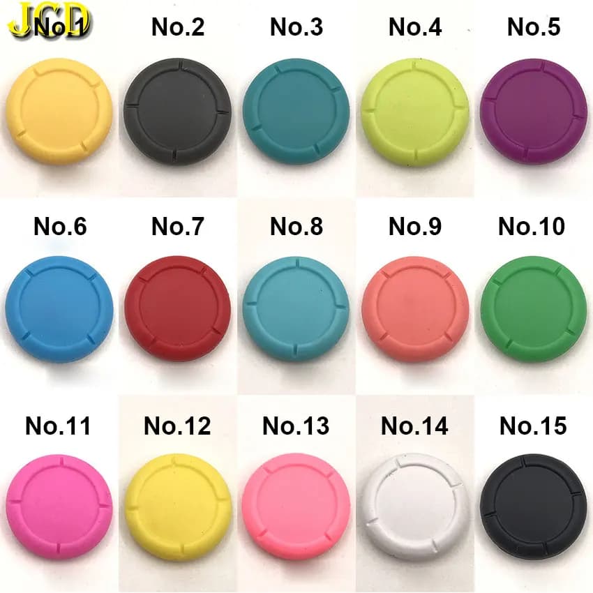 JCD 2 pz Joy Con Silicone 3D Analogico Joystick Cap Thumb Grip Copertura Modulo Pulsante Per Interruttore NS Joy-Con Controller