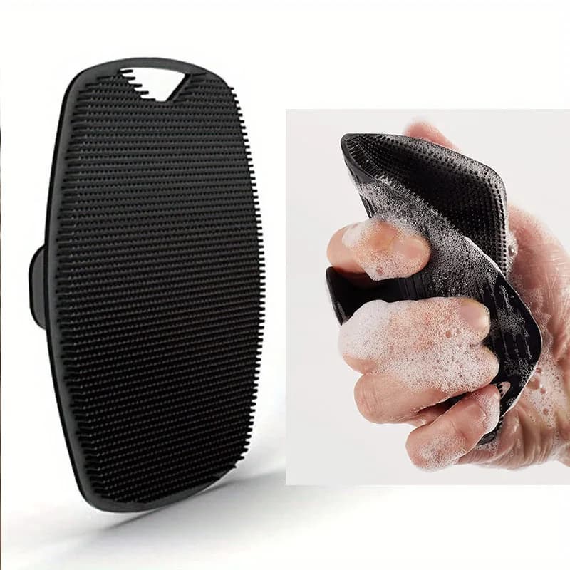 Spazzola da bagno esfoliante in silicone Doccia portatile Massaggio delicato Bagno Lavaggio del viso Spazzola per pulizia Gadget da bagno Spazzola per il viso MYS007