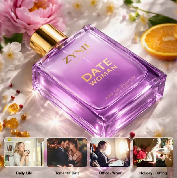Eau De Parfum da Donna 3.38oz: Collezione di Fragranze di Lusso per Appuntamenti. Profumi floreali legnosi ed eleganti, fragranze floreali fruttate di lunga durata E