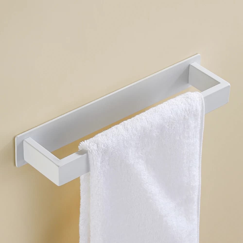 White Stainless Steel Bathroom Sticker Towels, Kitchen and Bathroom Towels, Organizer Without Drilling