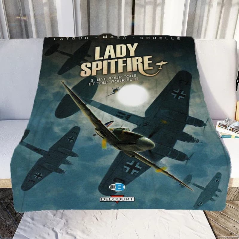 Spitfire Stampa Tappeto da tiro Tappetino da yoga Camera da letto Soggiorno Bagno Tappetino decorativo Tessili per la casa Regalo di compleanno