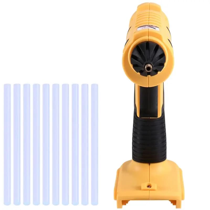 Pistola per colla a caldo ELEG-Hot 100W, strumento di riparazione fai-da-te per uso domestico, pistola termica elettrica ricaricabile per batterie da 18V 20V