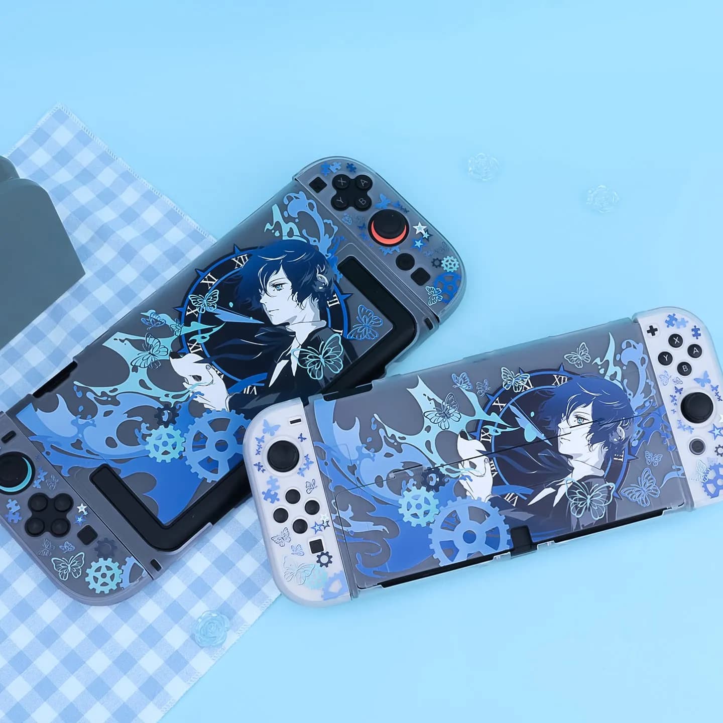 Nuova Custodia Protettiva Trasparente per Nintendo Switch 2/OLED, Custodia Rigida Staccabile per Controller NS Joy-Con, Accessori