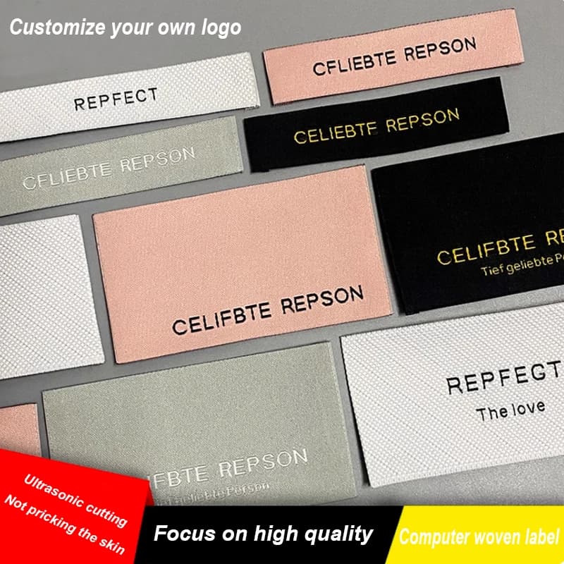 Etichette personalizzate etichette per indumenti etichette per abbigliamento etichette per indumenti tessute etichette per abbigliamento etichette per abbigliamento giacca da uomo per donna