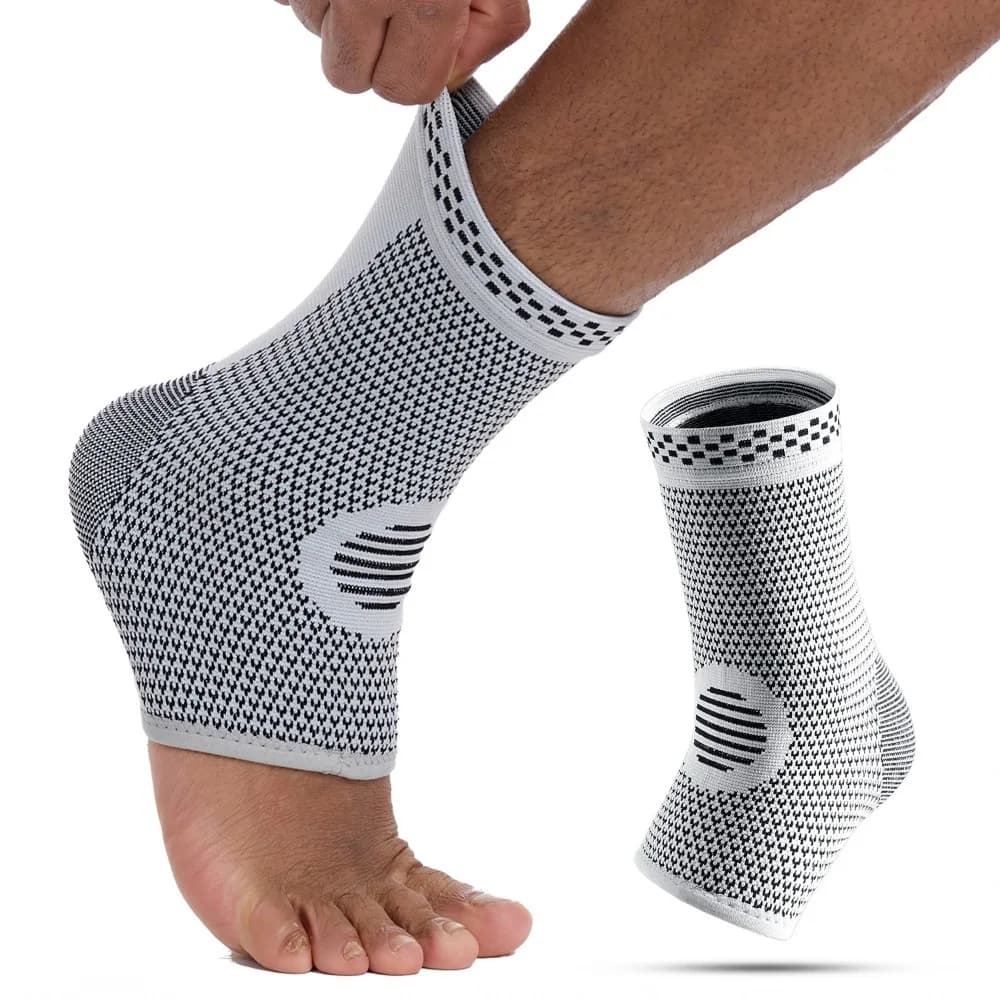 Supporto per Caviglia Traspirante, Protezione del Piede a Compressione, Calzino Compressivo per Caviglia, Comodo Supporto Sportivo in Maglia