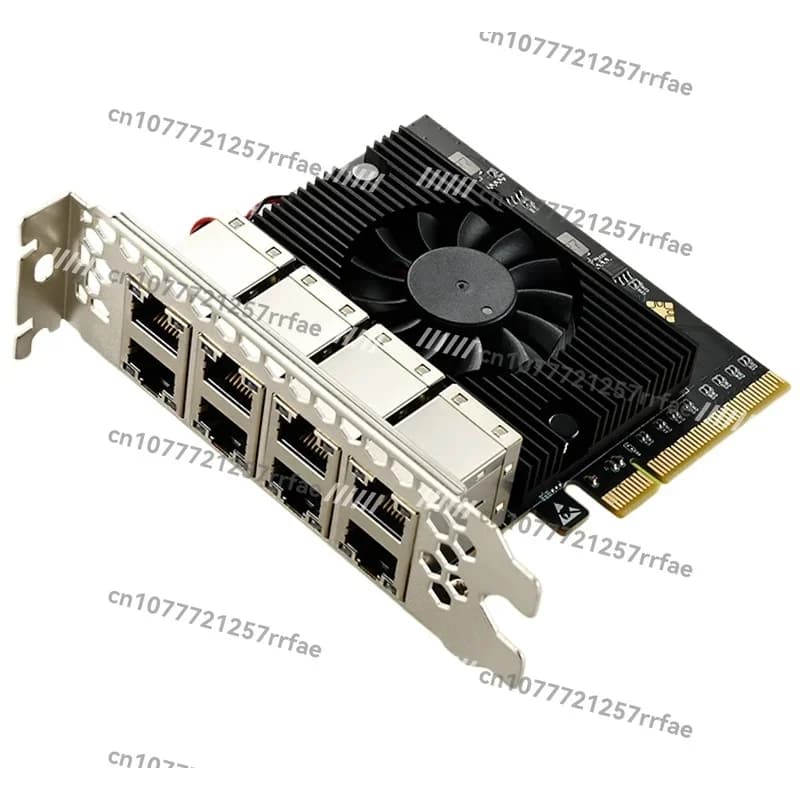 Scheda di Rete Gigabit a 8 Porte PCI-E per Acquisizione Video RTL8111H
