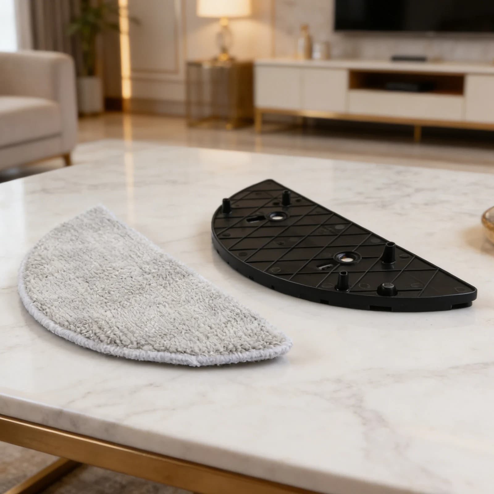 Kit di ricambio per staffa e panno per robot aspirapolvere e lavapavimenti ILIFE A12 Pro per favorire risultati di pulizia ottimali