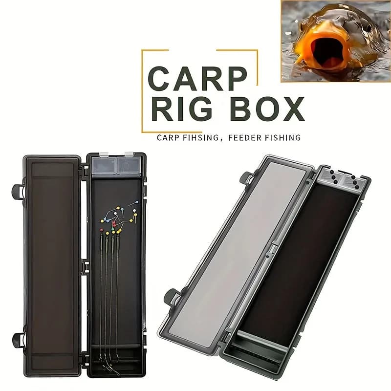 European Style Fishing Lence Box - CARP leader accessories case, PP plastic fishing gear box for carp fishing