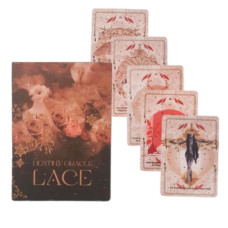 The Destiny Oracle Lace Tarot Card Prophecy Divination Deck Family Party Board Games Beginners Cards Fortune Telling Game