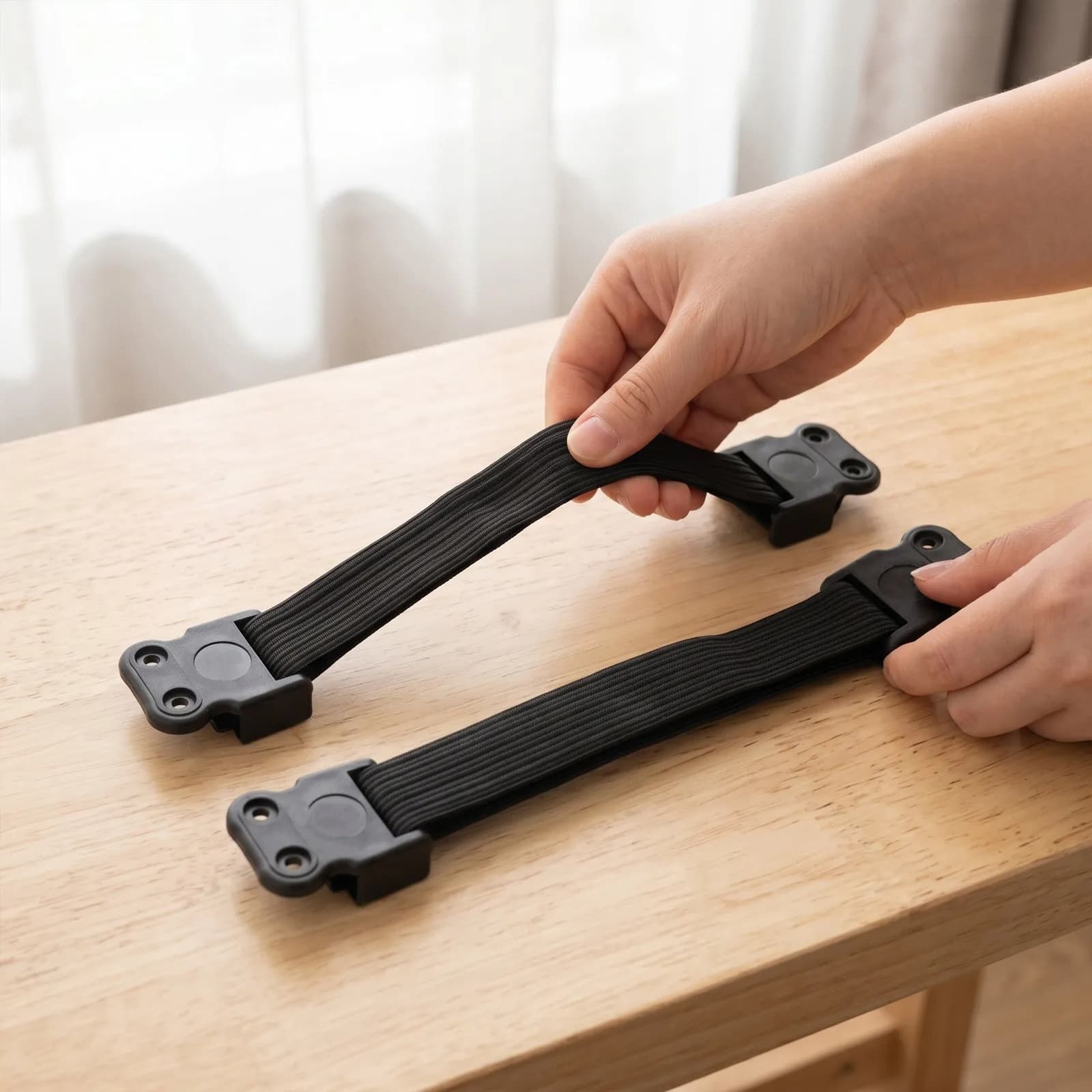 4 Pezzi Cinghie di Ricambio Elastiche Resistenti per Sedie, Fasce Elastiche Rinforzate per Riparazione Sedie da Ufficio e Gaming